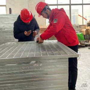steel grating customer inspection
