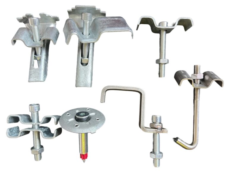 galvanized disc-type grating clamp