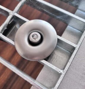 stainless steel disc-type grating clamp