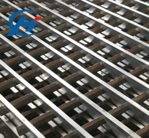swage-locked aluminum grating panel