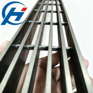 swage-locked grating panel