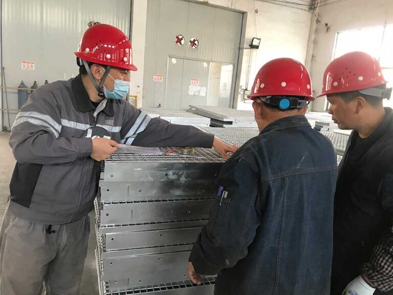 steel grating factory inspection