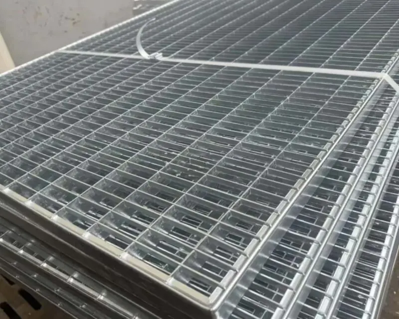 press-locked steel grating panel