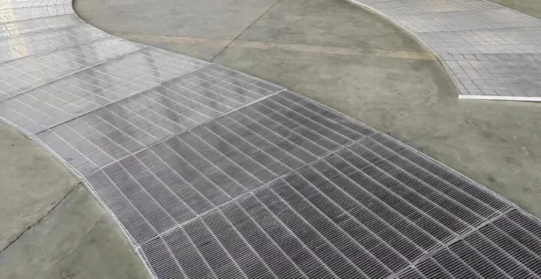 Pressure-Locked Aluminum Steel Grating panel