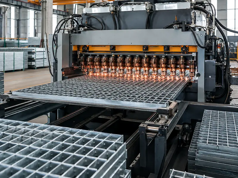 steel grating pressure welding machine